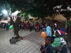 Warm evening gathering at the best orphanage in Enugu