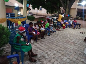 Safe outdoor courtyard at Bright Future Home